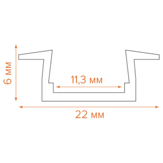 Короб встраиваемый Wolta  WAP-I-22/6/2000-A