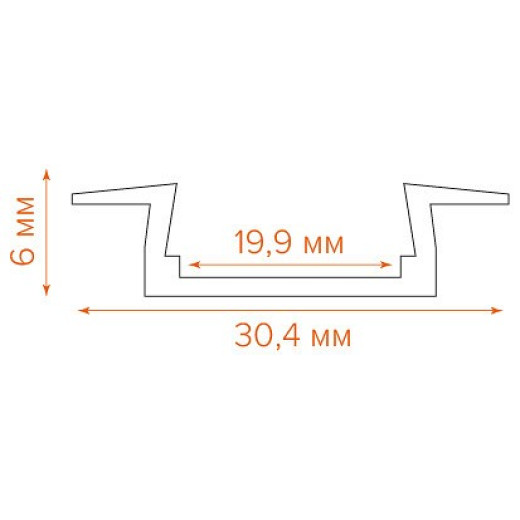 Короб встраиваемый Wolta  WAP-I-30/6/2000-A