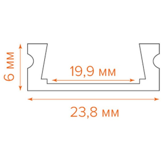 Короб накладной Wolta  WAP-S-24/6/2000-A