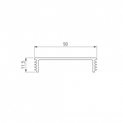Рассеиватель Arlight LINE 053901
