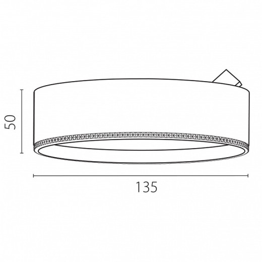 Плафон металлический Lightstar Alta Pro 215747