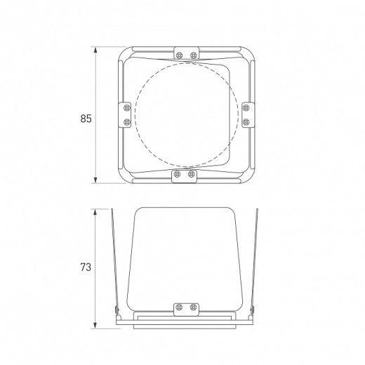 Плафон металлический Arlight ARTIFACT 057160