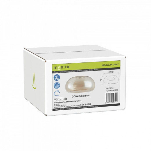 Плафон стеклянный Mantra Andromeda 9351