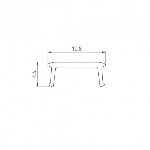 Рассеиватель Arlight SHELF 060587