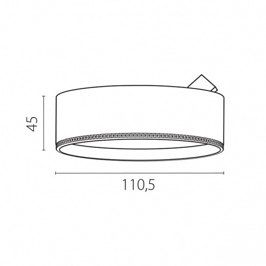 Плафон металлический Lightstar Alta Pro 215647