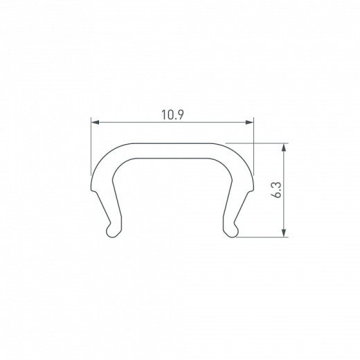 Рассеиватель Arlight LINE 061086