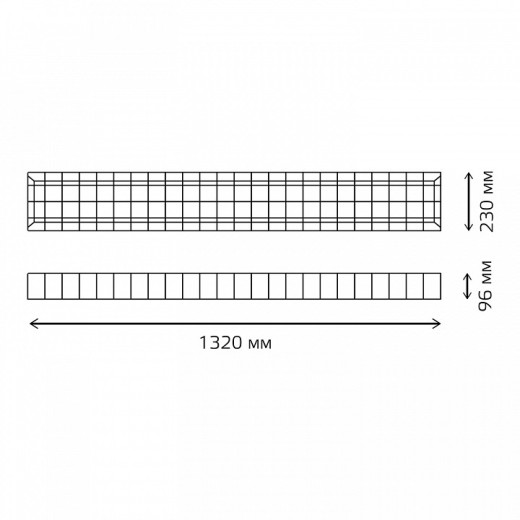 Решетка защитная для светильников Gauss  903265601