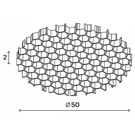 Сотовый фильтр Hesby Lighting  HSBL_0205
