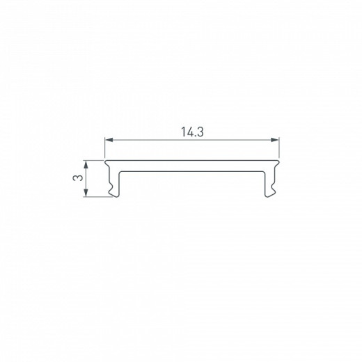 Рассеиватель Arlight SLIM15 056893