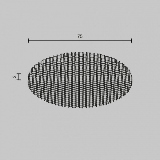 Сотовый фильтр Maytoni Technical  HoneyComb-D75