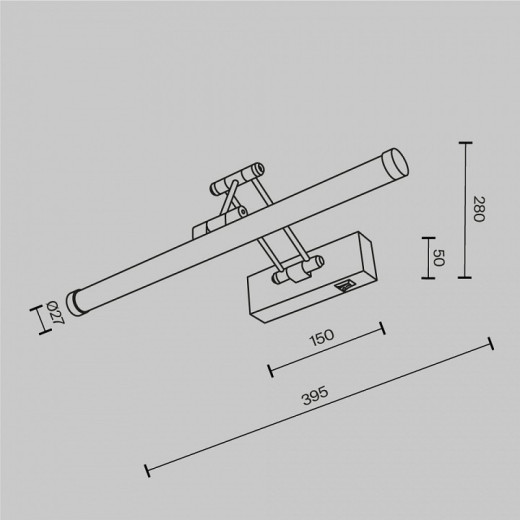 Подсветка для картины Maytoni Luster MIR268WL-L3W3K