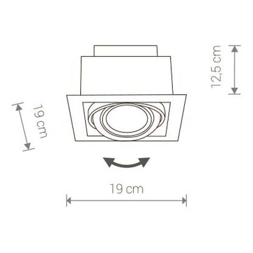 Встраиваемый светильник Nowodvorski Downlight 9571
