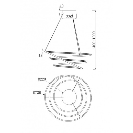 Подвесной светильник Maytoni Nola MOD100PL-L88W
