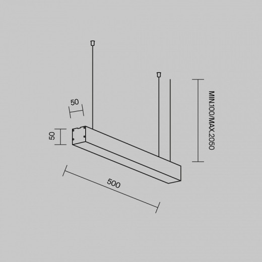 Подвесной светильник Maytoni Technical  LL312017