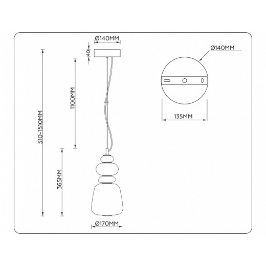 Подвесной светильник Ambrella Light LH LH53162