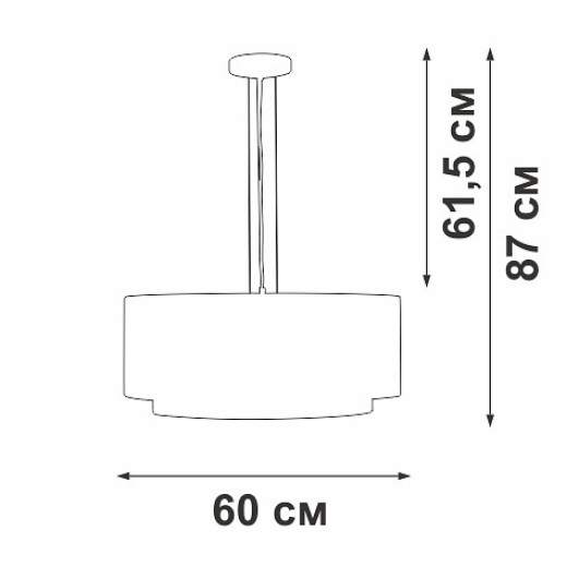 Подвесной светильник Vitaluce V2728 V2728-0/3S