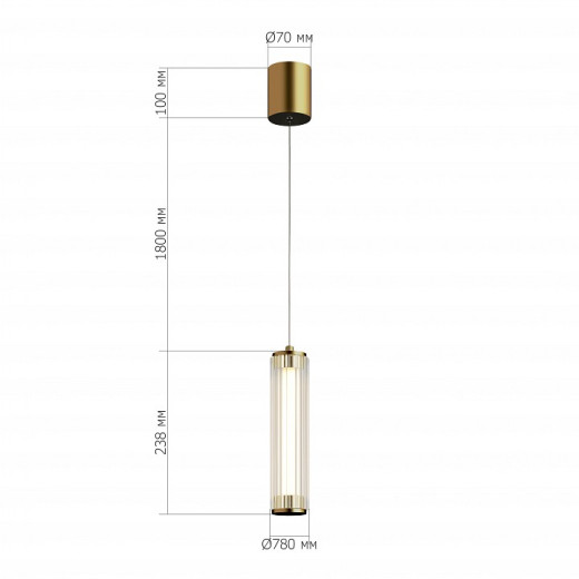 Подвесной светильник ST-Luce Bamboo SL6224.303.01