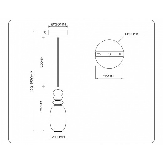 Подвесной светильник Ambrella Light LH LH53141