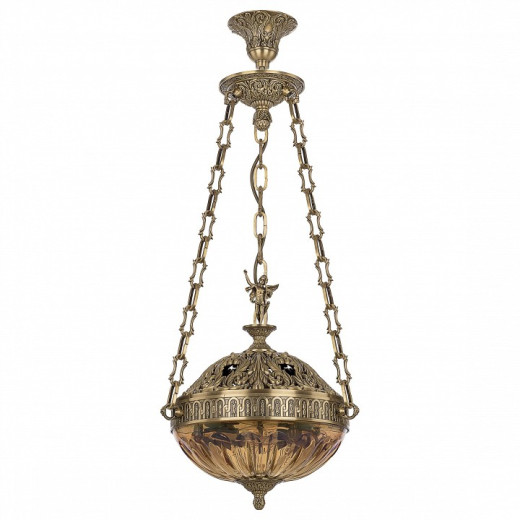 Подвесной светильник Bohemia Ivele Crystal 7100 71000P/30AZ FP Amber/M-1H FA5S