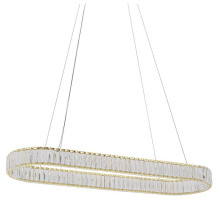 Подвесной светильник Newport CRYSTAL 8242N/100 oval mat.gold