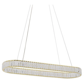 Подвесной светильник Newport CRYSTAL 8242N/100 oval mat.gold