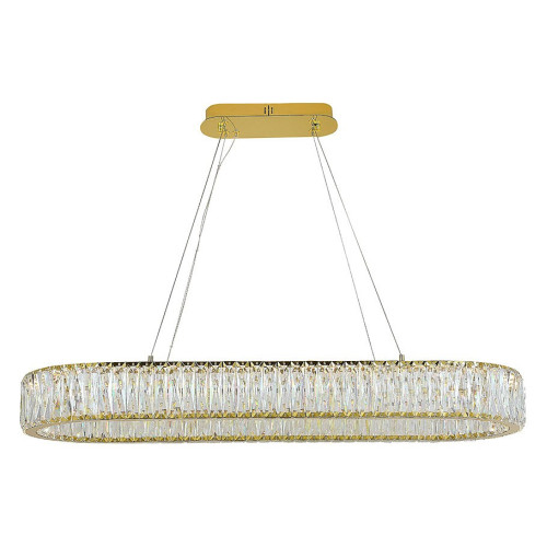 Подвесной светильник Newport 8240 8240/90 oval gold