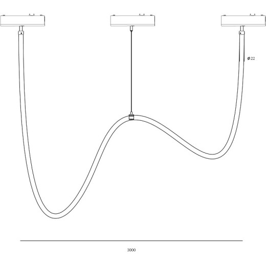 Подвесной светильник SWG PRO SLIM SL-SLIM-360BL-42-CCT