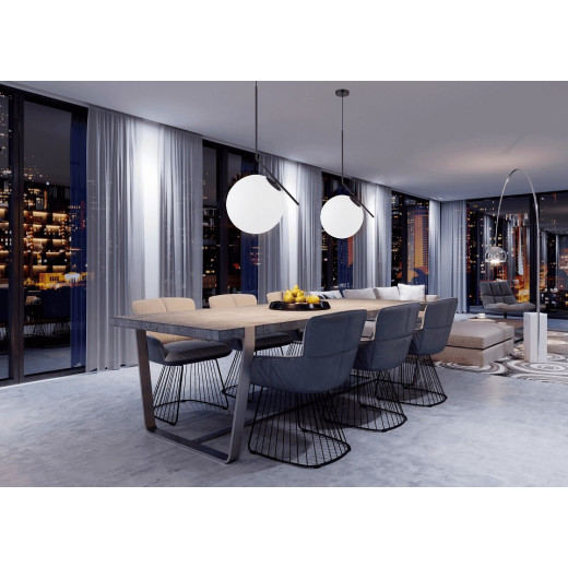 Подвесной светильник LUMINA DECO SORENTO LDP 1215-300 WT+BK