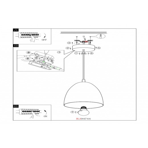 Подвесной светильник Eglo Coretto 2 94744