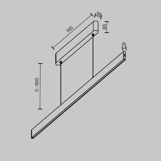 Подвесной светильник Euphoria P109PL-36W2.7-6K-W