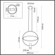Подвесной светильник Odeon Light Orbit 7029/2L