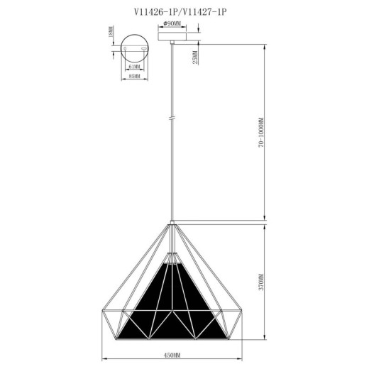 Подвесной светильник Moderli Lia V11427-1P