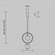 Подвесной светильник Maytoni Paparazzi MOD407PL-L12G3K1