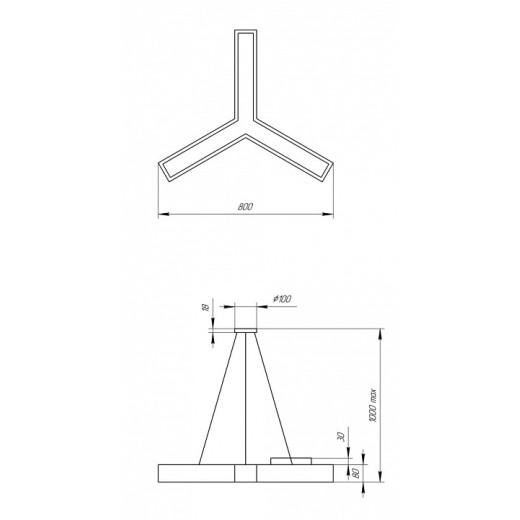 Подвесной светильник Эра Igrek Б0050568