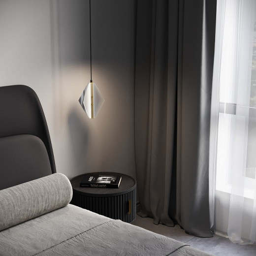 Подвесной светильник Eurosvet  304054 LED латунь