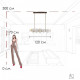 Подвесной светильник Loft it Alicante 10248/1200