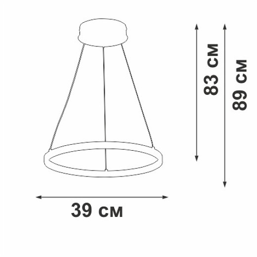 Подвесной светильник Vitaluce V2515DT V2515DT-1/1S