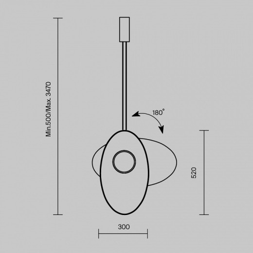 Подвесной светильник Maytoni Evolution MOD396PL-L10W3K