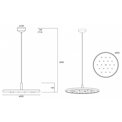 Подвесной светильник Mantra Acustic 9441