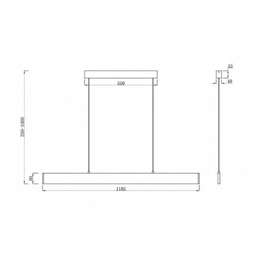 Подвесной светильник Step P010PL-L30G4K
