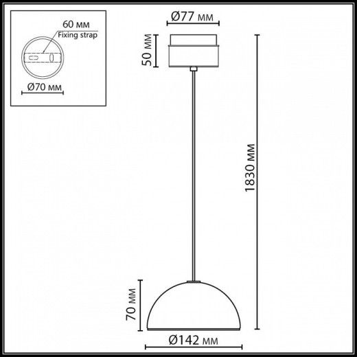 Подвесной светильник Odeon Light L-VISION 5452/6LA