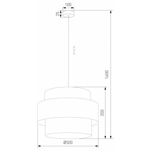 Подвесной светильник TK Lighting Calisto 5419 Calisto