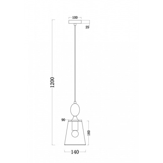 Подвесной светильник Freya Sofi FR2022PL-01CH