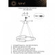 Подвесной светильник Aployt Barb APL.085.03.30