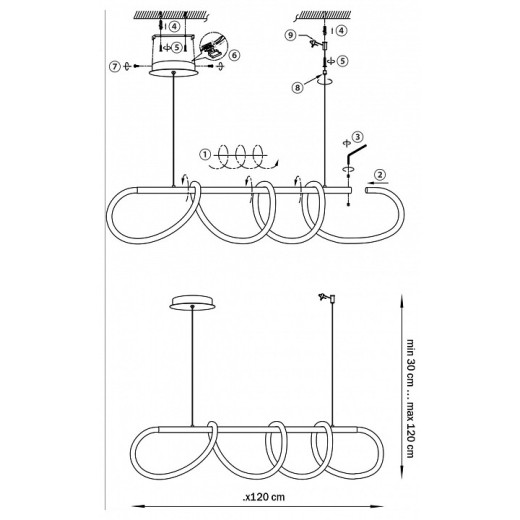 Подвесной светильник Lightstar Corinto 637093