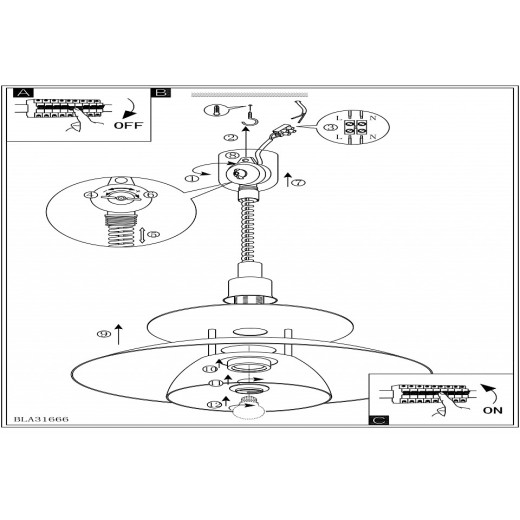 Подвесной светильник Eglo Brenda 31666