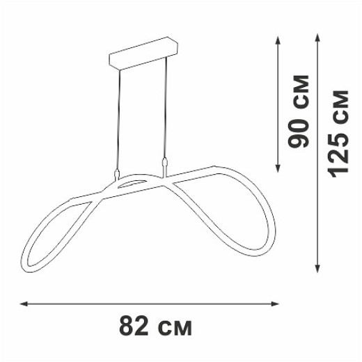 Подвесной светильник Vitaluce V3896 V3896-1/1S