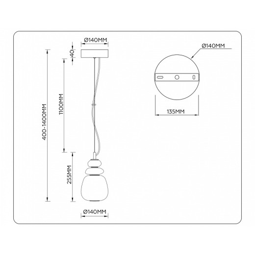 Подвесной светильник Ambrella Light LH LH53161