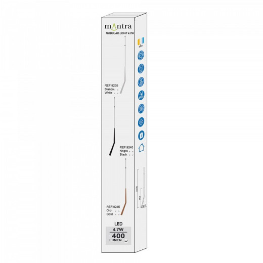 Подвесной светильник Mantra Boomerang 9245