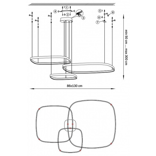 Подвесной светильник Lightstar Saturno 749223